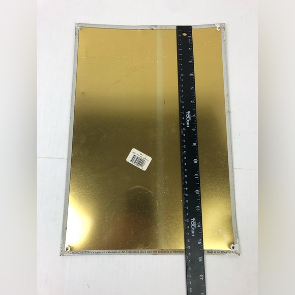 Winchester Big Game Rifles Ammo Hunter with Ram USA Collectible Tin Metal Sign - Picture 9 of 11